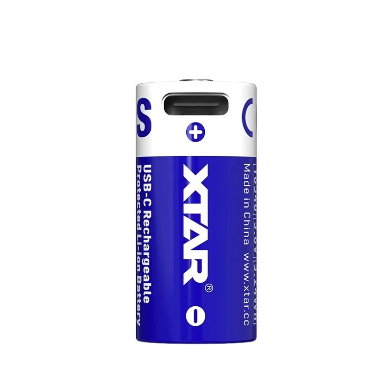 Xtar aku Battery 16340 / R-CR123 3,7V Li-ion 900 mAh