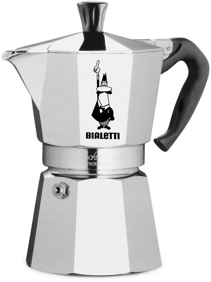 Bialetti espressokann Moka Express 4-Cup Coffee Maker, roostevaba teras 