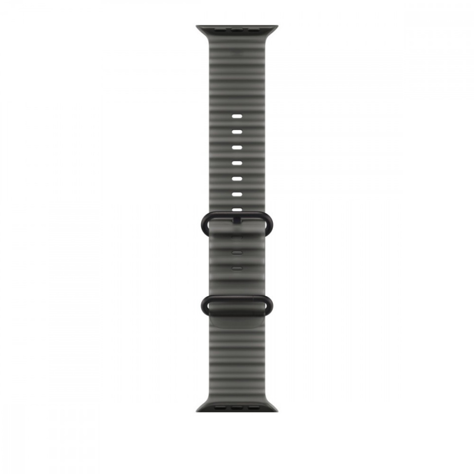 Apple kellarihm Watch 49mm Translucent Black Ocean Band - Black Titanium Finish