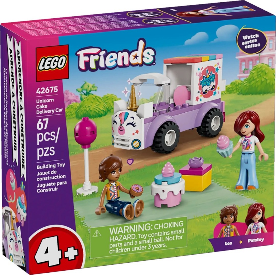 Lego klotsid FRIENDS 42675 Unicorn Cake Delivery Car