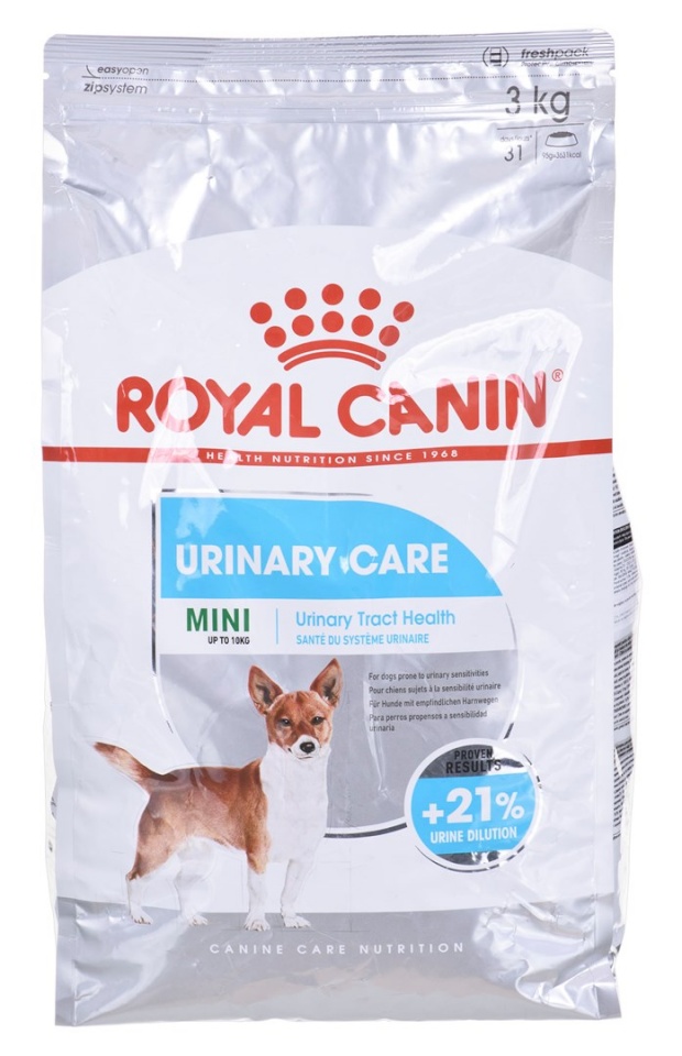 Royal Canin kuivtoit koerale Mini Urinary Care CCN - Dry Dog Food- 3kg