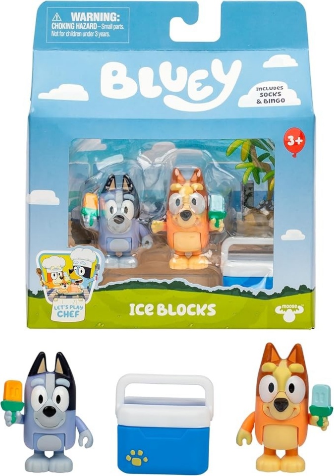 Tm Toys mängufiguur set Bluey Ice cream 2-pak