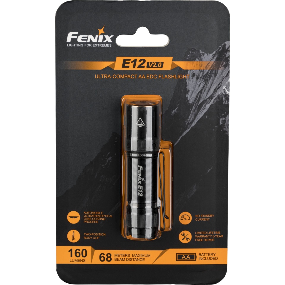 Fenix taskulamp Fenix E12 V2.0 160 lm Torch