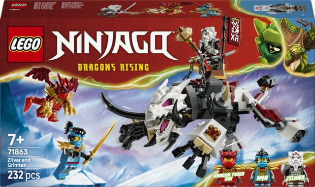 LEGO klotsid Ninjago 71863 – Zilvar ja loheloom Grimtak