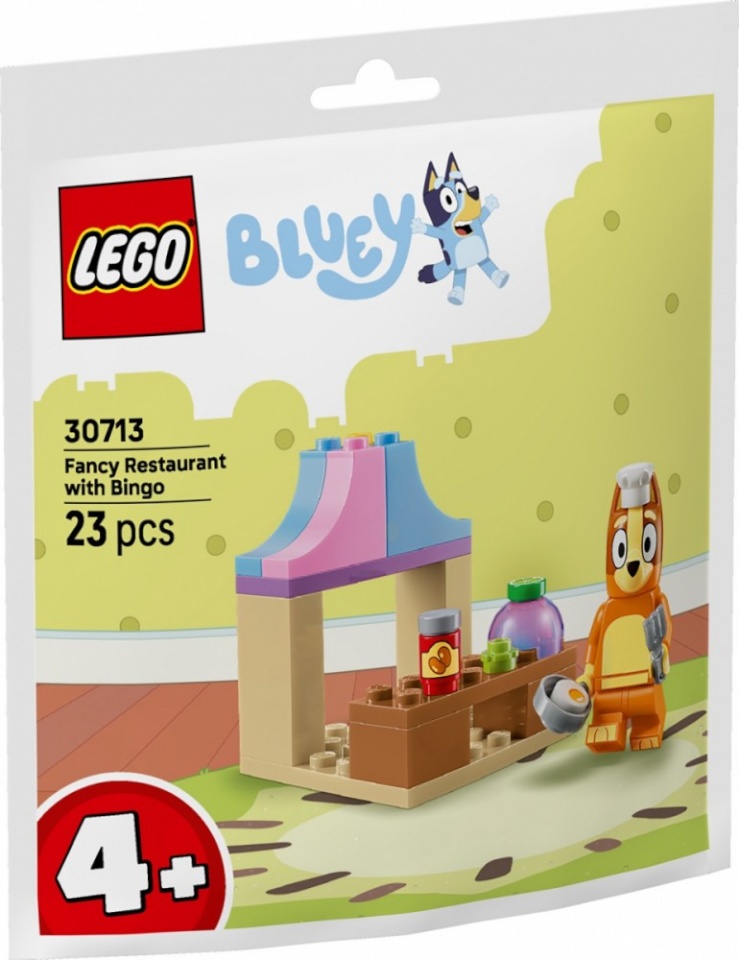 LEGO klotsid 30713 Bluey Restaurant with Bingo (Polybag)