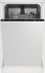 Beko integreeritav nõudepesumasin BDIS36020 Built-In Dishwasher, 45cm, valge