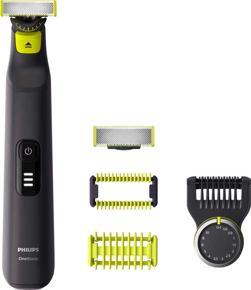 Philips hübriidraseerija OneBlade PRO Face + Body, must/roheline