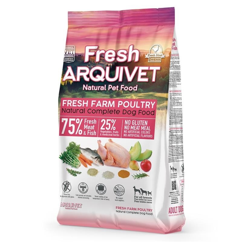 Arquivet kuivtoit koerale Fresh Chicken and Oceanic Fish, 2,5kg