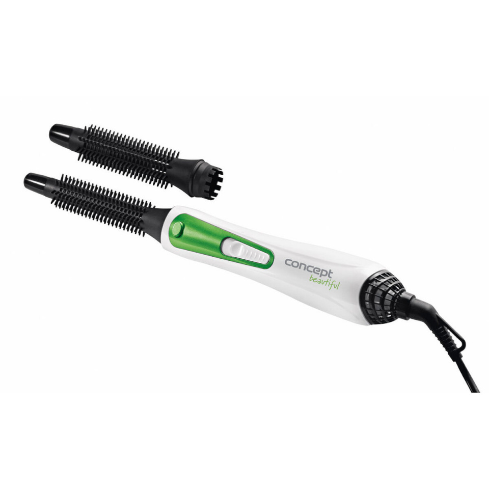 Concept koolutaja KF1310ZE Hot Air Brush, 400W, valge/roheline 