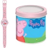 Peppa Pig laste kell PEPPA PIG - TIN BOX Ø 33mm