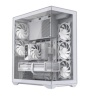 MODECOM korpus PC case Volcano Space XL ARGB Full Tower 5 fans, valge