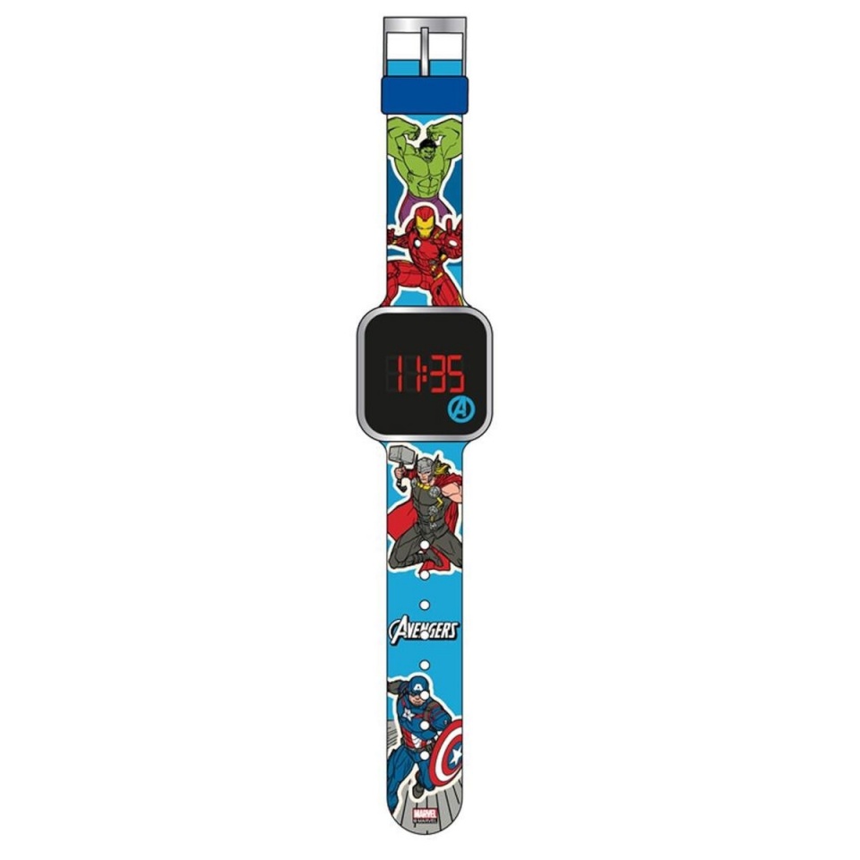 The Avengers laste kell AVENGERS - LED WATCH (Ø 33mm)