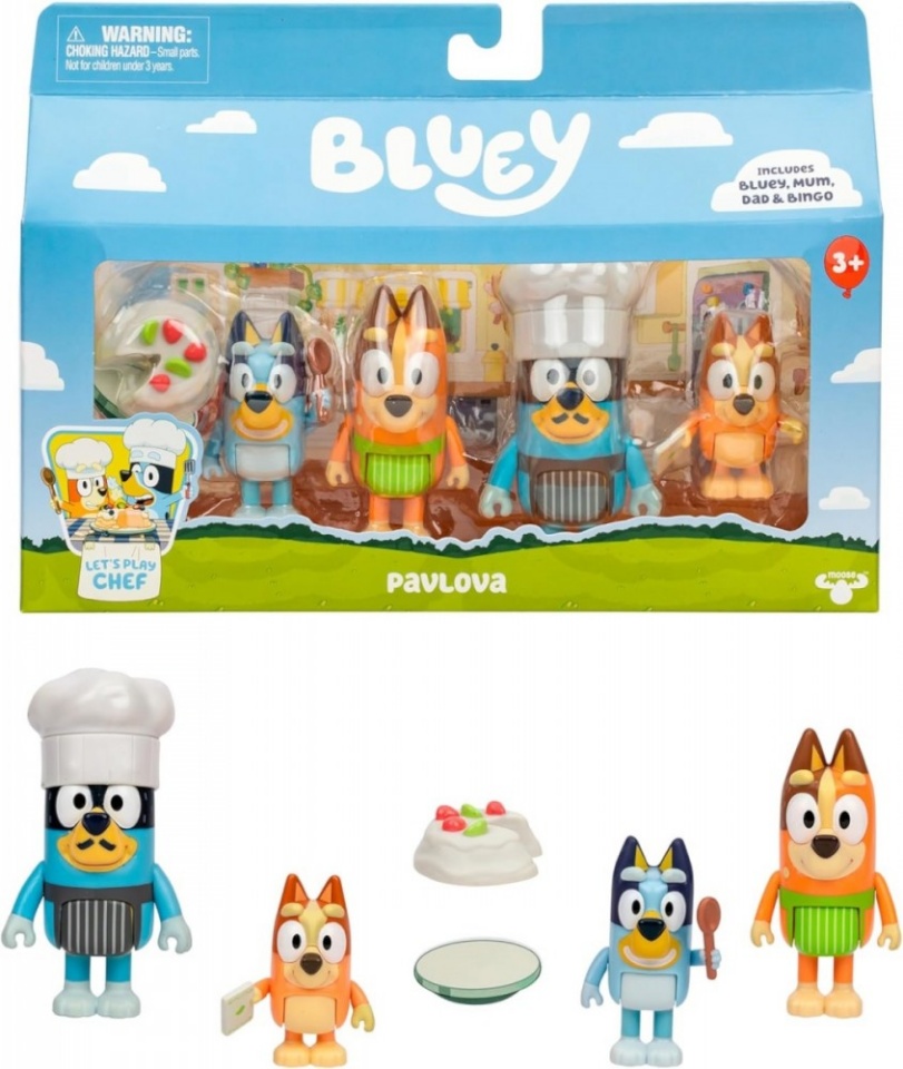 Tm Toys mängufiguur set Bluey Pavlova