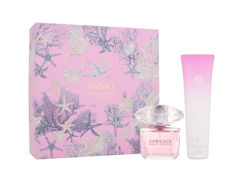 Versace komplekt Bright Crystal EDT 90ml + Body Lotion 150ml, naistele