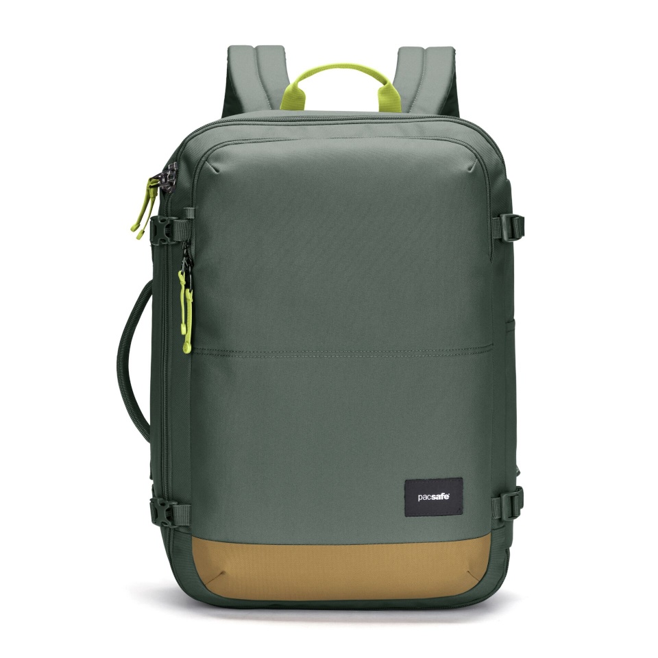 Pacsafe kott GO Carry-on Rucksack 34 jet spruce roheline