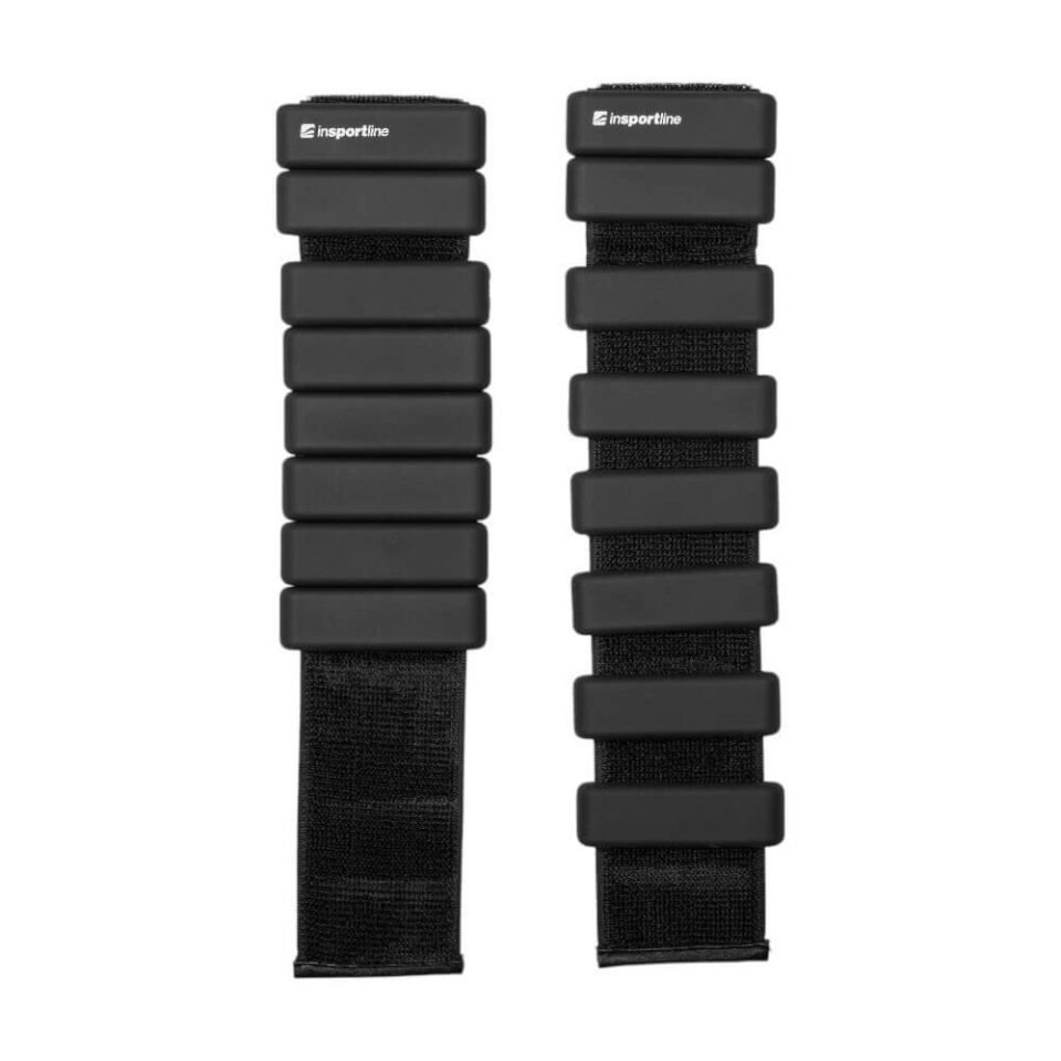 inSPORTline Jala- ja käeraskus Adjustable Wrist/Ankle Weights Brace must 2x0.5kg