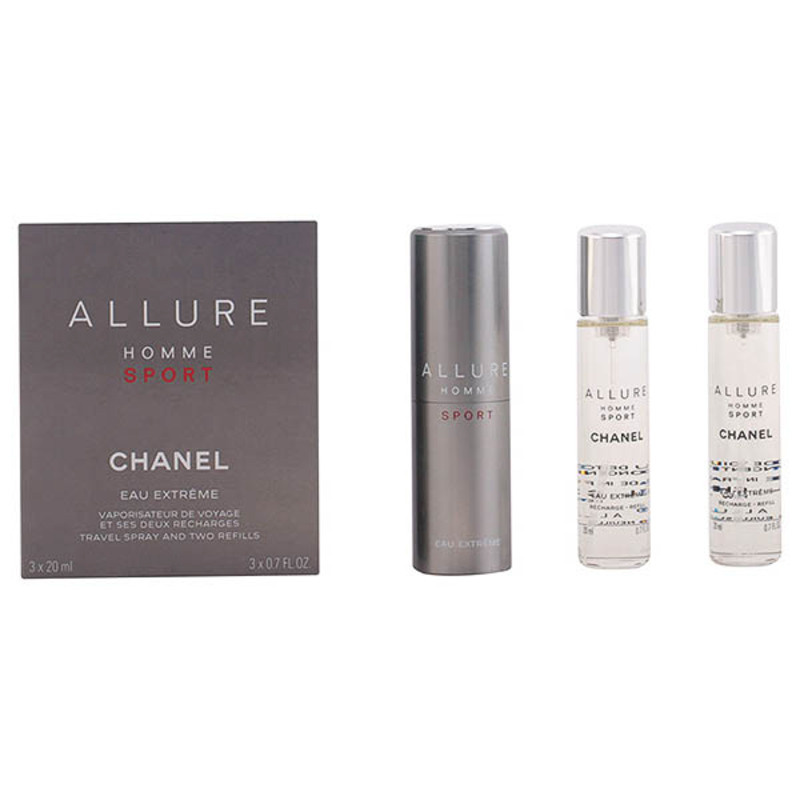 Chanel meeste parfüümi komplekt Allure Homme Sport Allure Homme Sport Eau Extrême (3-osaline)