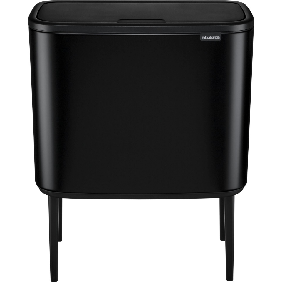 Brabantia prügikast Bo Touch Bin 11 + 23L, must