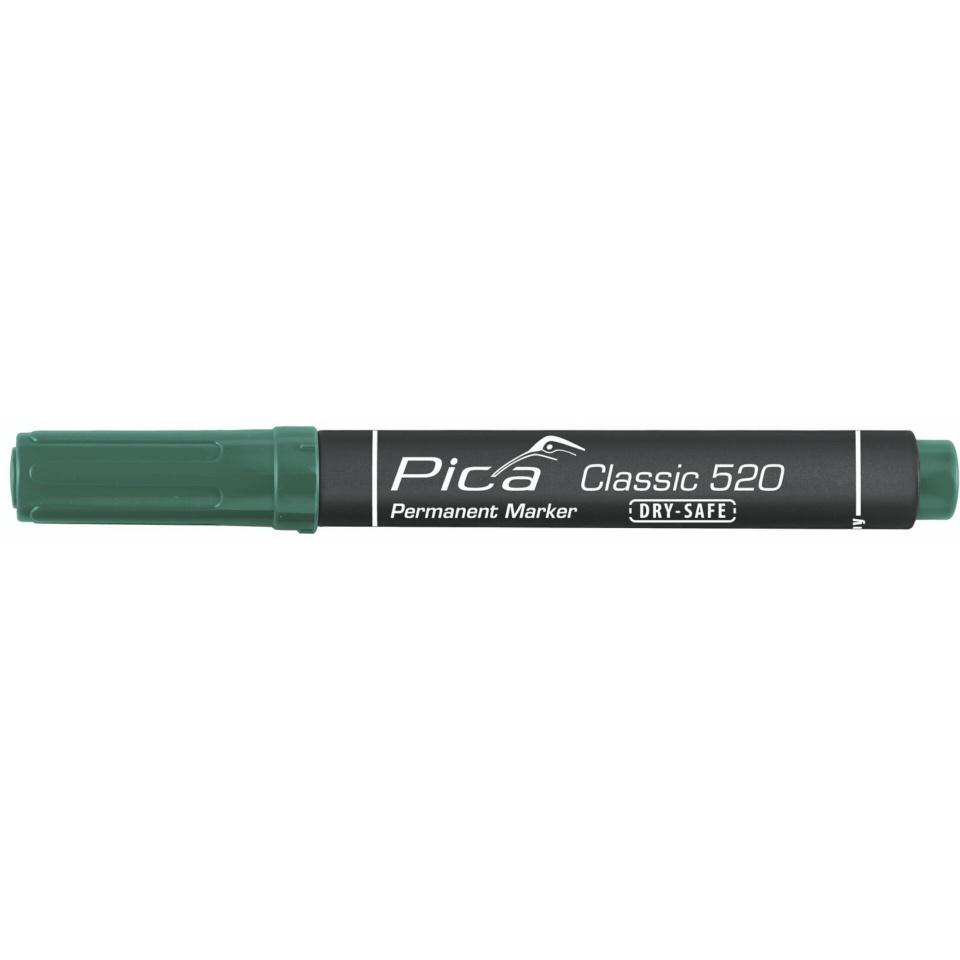 Pica marker Permanent Marker 1-4mm, Round Tip, roheline