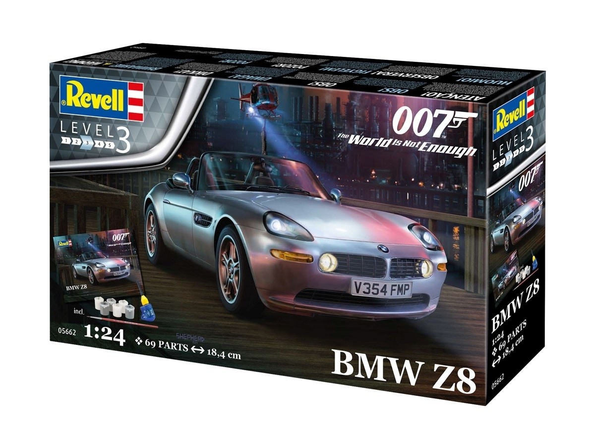 Revell liimitav mudel Set James Bond BMW Z8 1/24