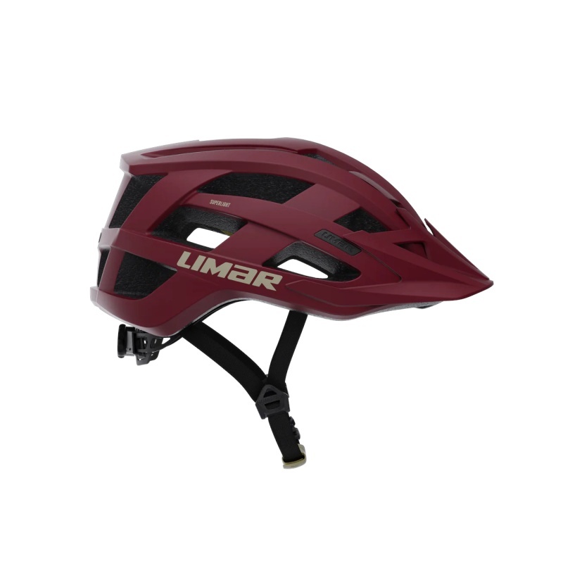 Limar kiiver Alben, Matt Dark Red, size L