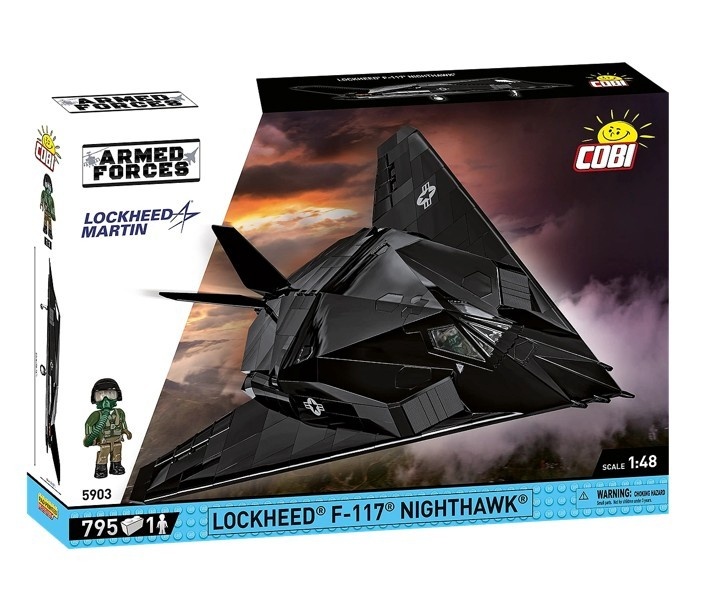 Cobi klotsid Lockheed F-117 Nighthawk 795 klocków