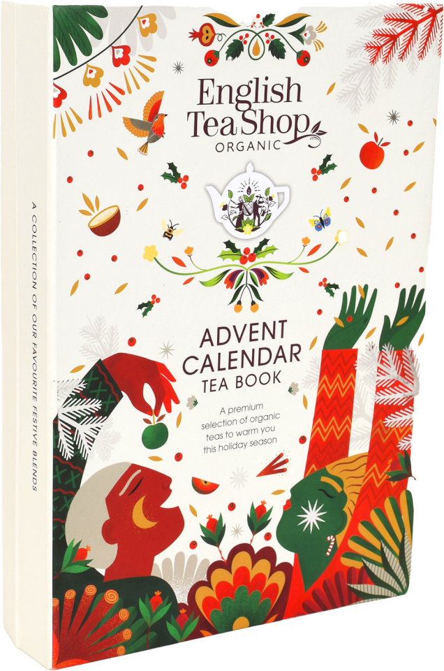 English Tea Shop advendikalender Organic Large Tea Christmas Calendar Book, 6 x 50g, 25tk