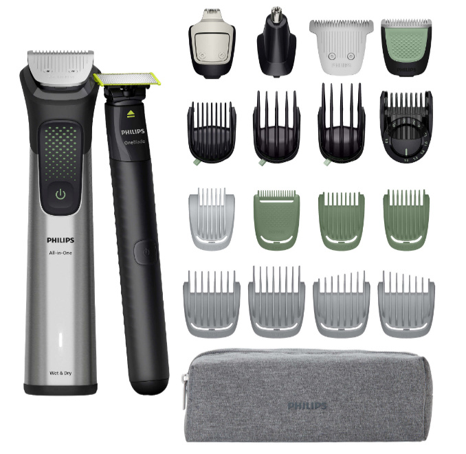 Philips juukselõikur MG9557/15 Series 9000 All-in-One Trimmer, roostevaba teras/must