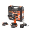Black+Decker akutrell BCD003MEM2K-QW Cordless Impact Drill, 18V, oranž/must