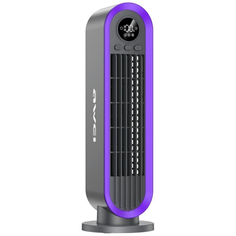 Awei ventilaator F52 Column Fan, 3600mAh, hall