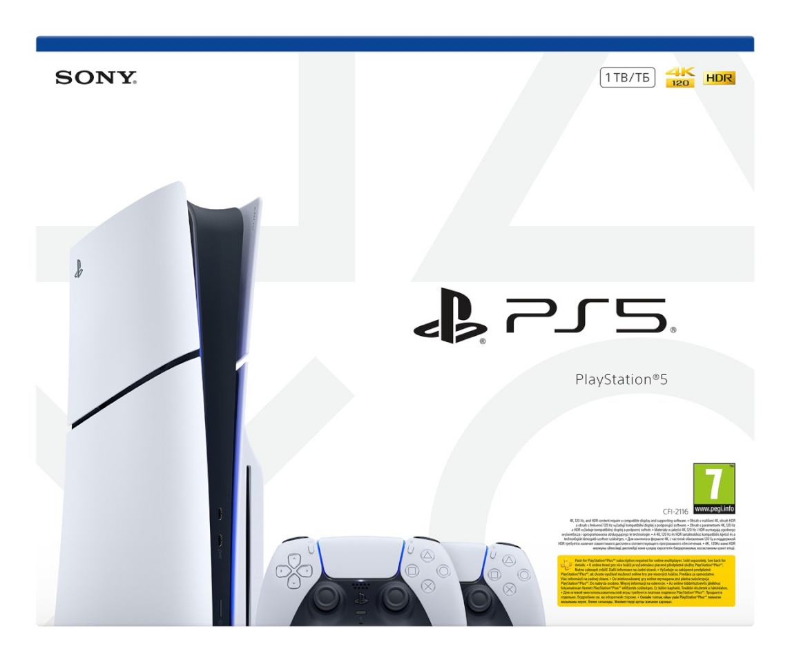Sony mängukonsool Interactive Entertainment PS719022602 game console 1 TB Wi-Fi must, valge