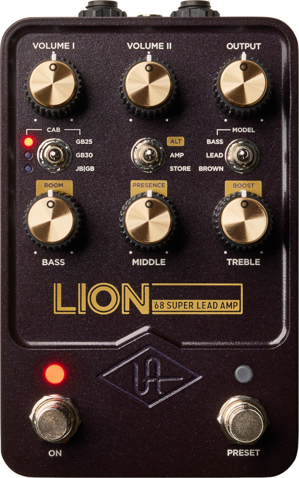 Universal Audio kitarripedaal UAFX Lion 68 Super Lead Amp Pedal