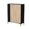 Cama Meble puhvetkapp MERCI chest of drawers 100 x 40 x 129cm must/artisan oak