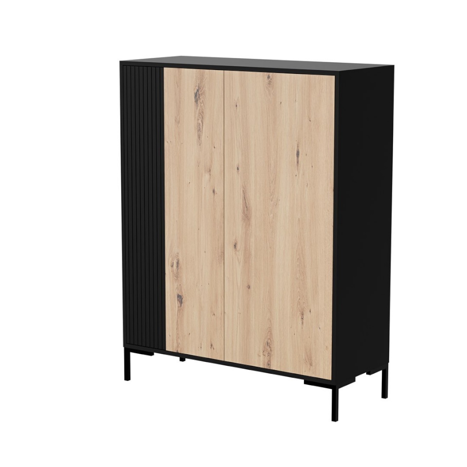 Cama Meble puhvetkapp MERCI chest of drawers 100 x 40 x 129cm must/artisan oak