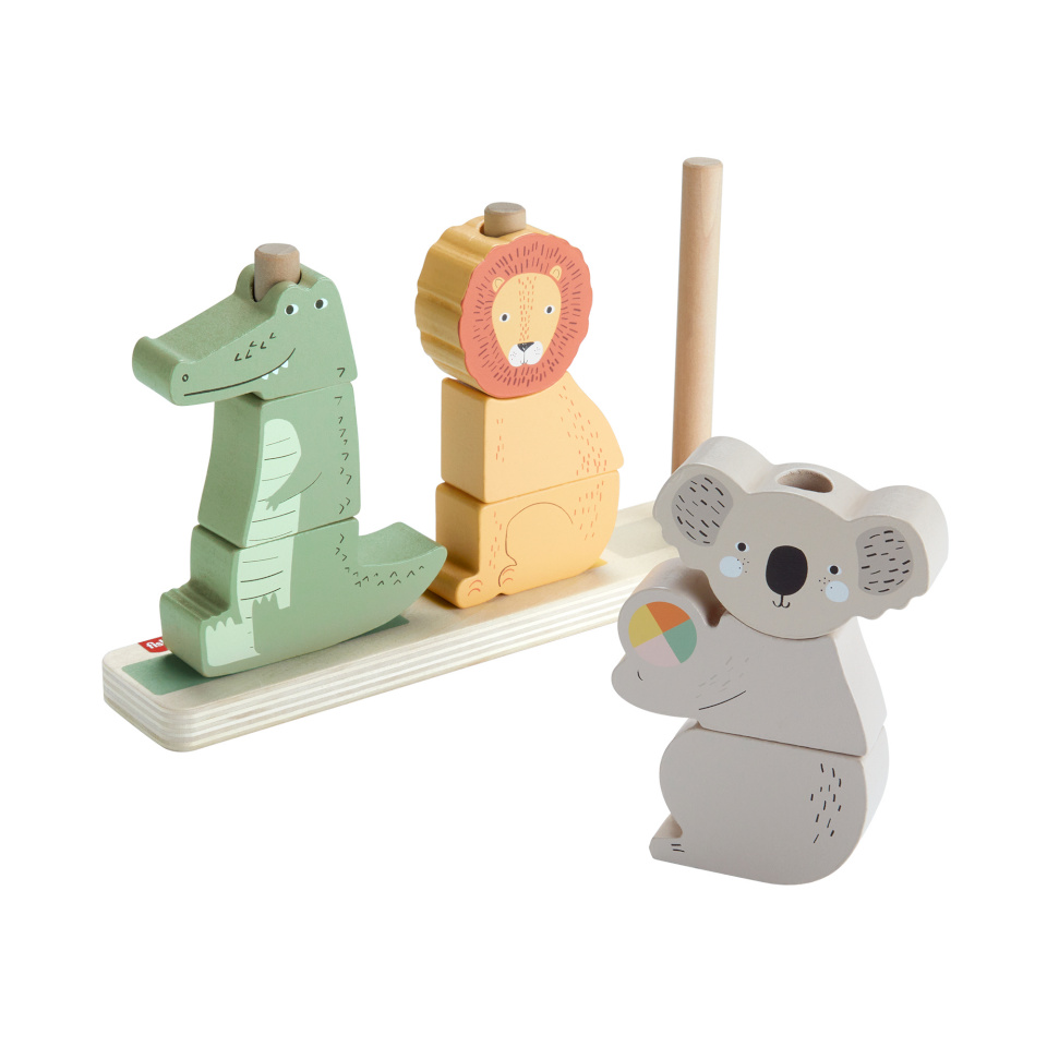 Fisher Price Sorter wooden animals Układaj and sortuj