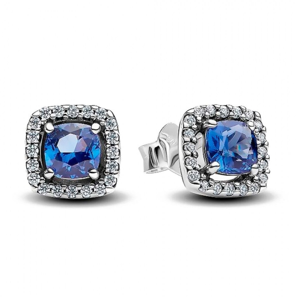 Pandora naiste kõrvarõngad 293551C01 sinine Hõbedane