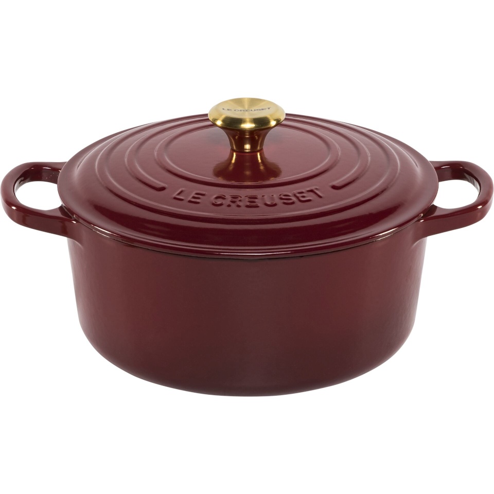 Le Creuset Signature Bräter rund 22 cm punane