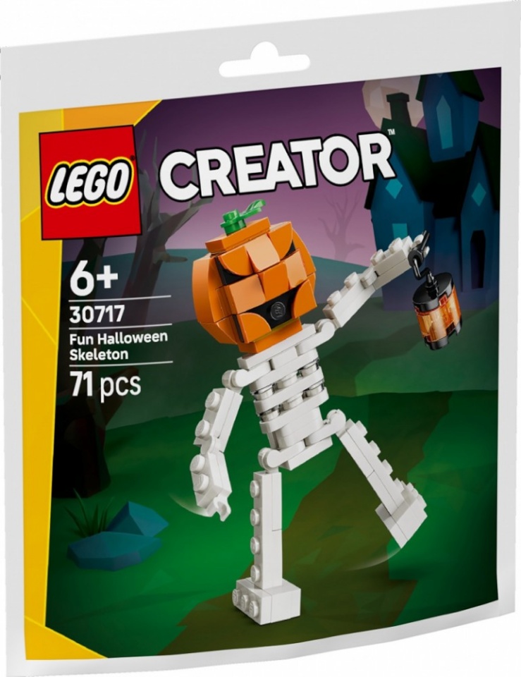 LEGO klotsid 30717 Creator Lustiges Halloweenskelett (Polybag)