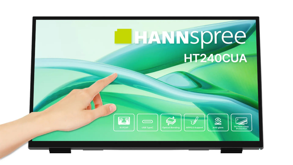 Hannspree monitor Hannspree 60.4cm (23.8") HT240CUA 16:9 M-TOUCH HDMI+DP+USBC
