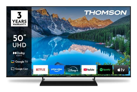THOMSON televiisor 50 " 4K Ultra HD 3840 X 2160 Pixels flat 16:9 led 50ug5x15