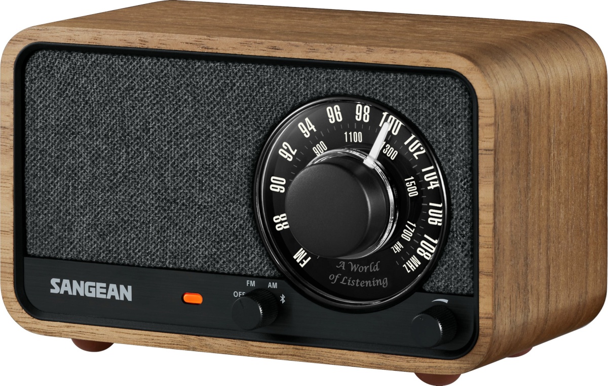 Sangea raadio WR-8 FM-raadio Bluetooth pähklipuust