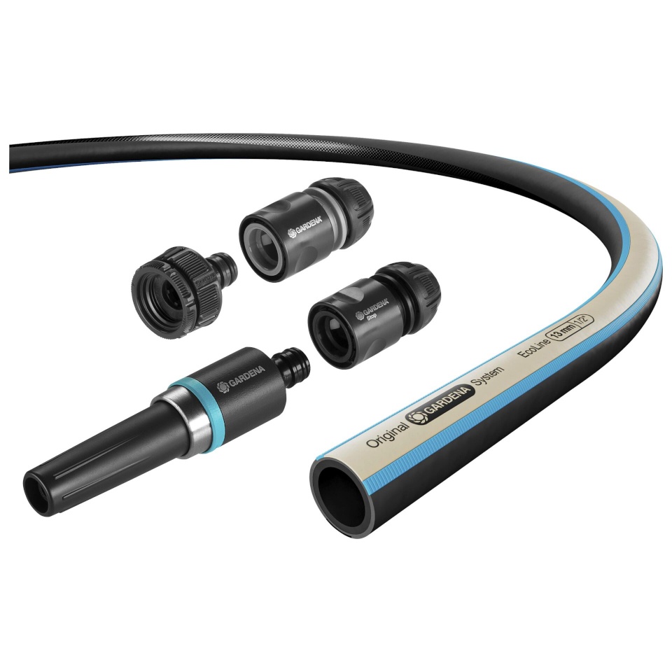 Gardena voolik EcoLine Hose 13mm (1/2"), 20m, must/beež