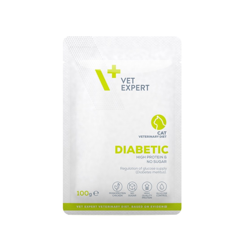 Vetexpert kassitoit Veterinary Diet Diabetic Cat, 100g
