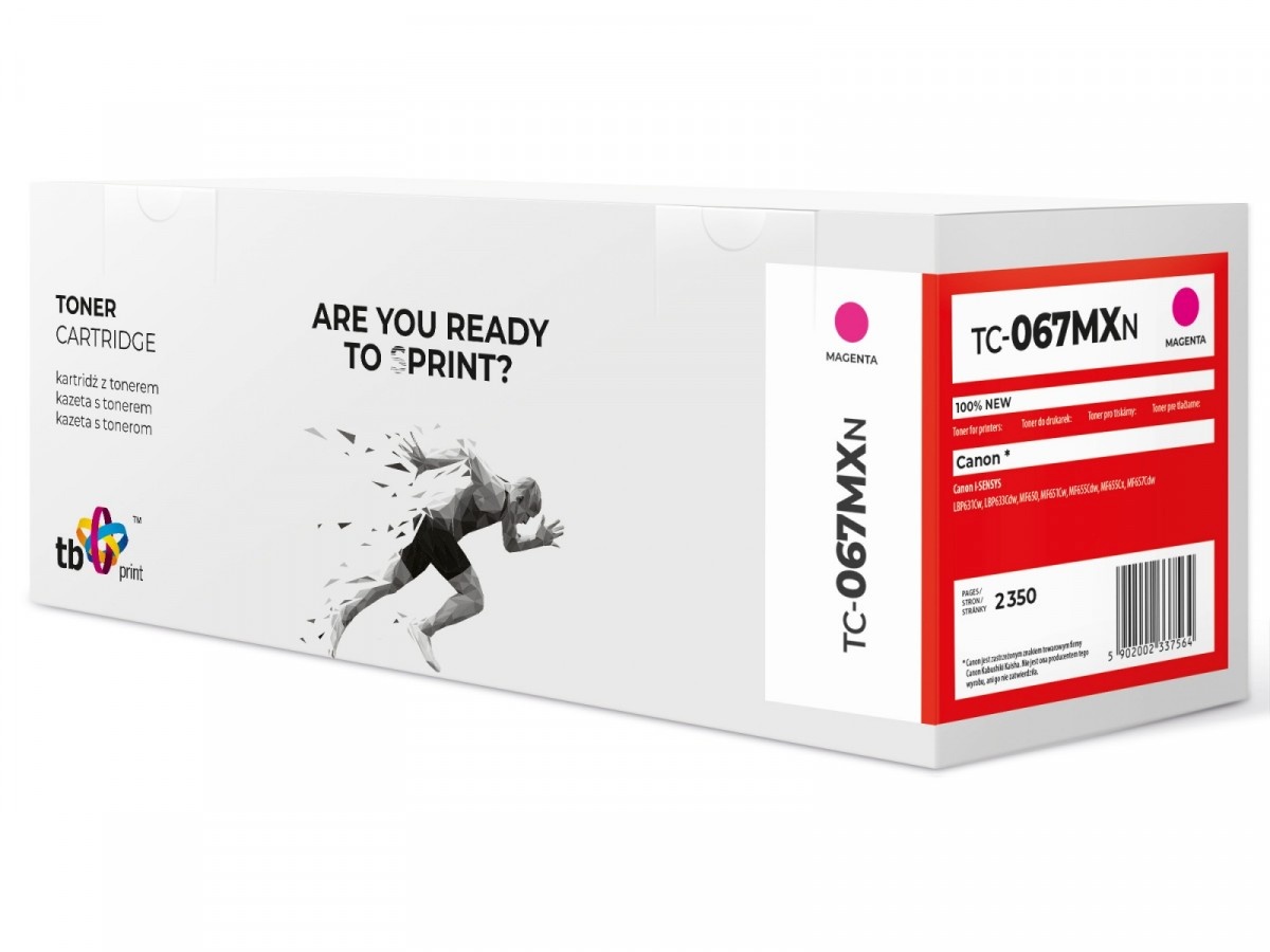 TB Print tooner for Canon MF650 TC-067MXN MA 100% new CRG067H