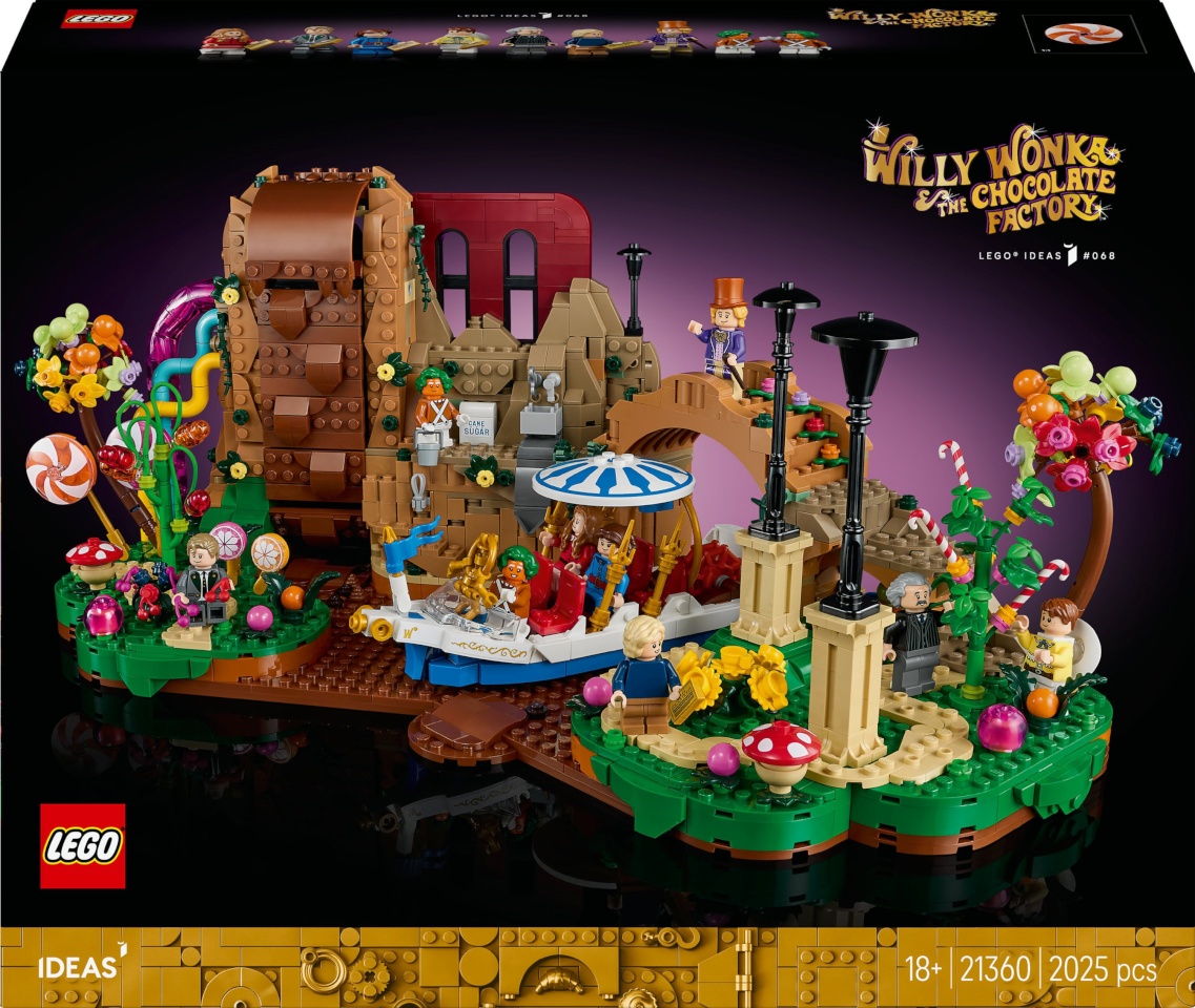 LEGO klotsid Ideed 21360 Willy Wonka & The Chocolate Factory