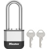 Master Lock tabalukk Elite™ Heavy Duty Lock with Hardened Boron Steel Shackle, 52mm, must/hõbedane