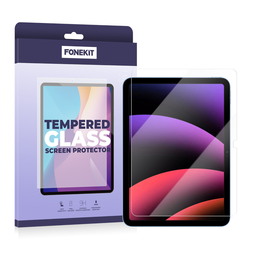 FoneKit karastatud klaasist kaitseklaas, iPad 11. põlvkond (2025) / 10.9" 10. põlvkond (2022)