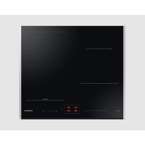 Samsung pliidiplaat NZ64B5046JKU2 4 x induktsioon, 60cm, must, roostevaba raam ja faasitud esiserv