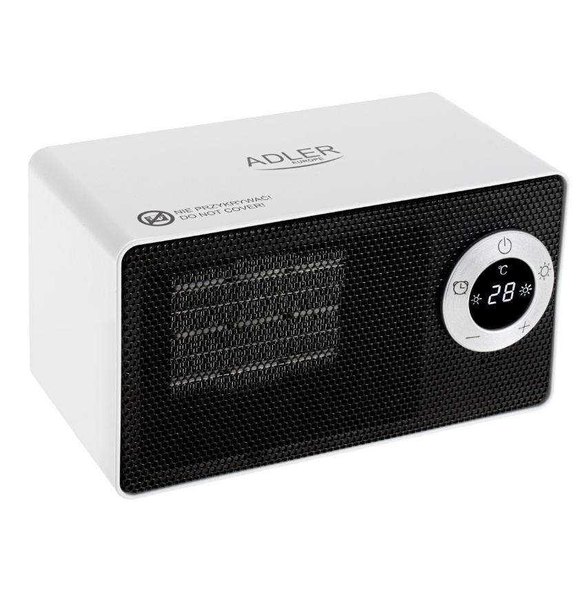 Adler soojapuhur AD 7746 Ceramic Fan Heater, valge