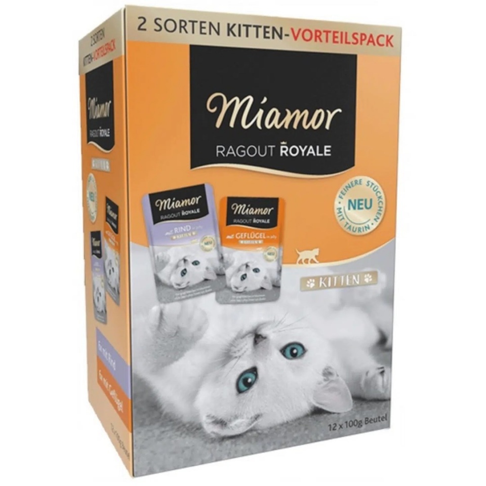 Miamor kassitoit Ragout Royale Kitten Mix in Jelly, 12x100g